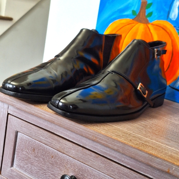 PRADA Double Monkstrap Ankle Boots (Mens Size 9.5 - Read description below) - Picture 9 of 16